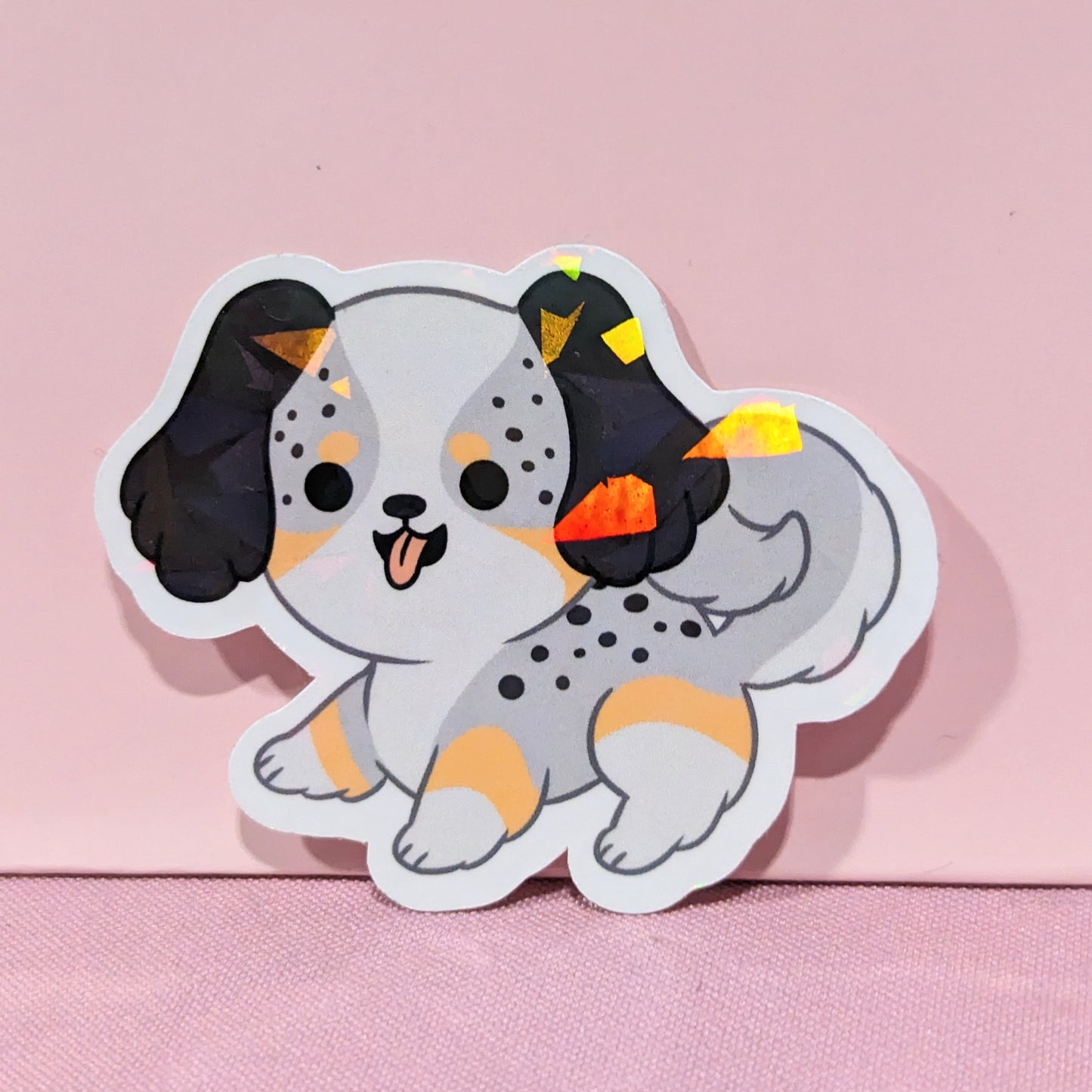 Australian Sheapard Holographic Dog Sticker