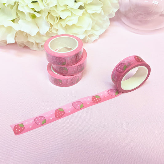 Strawberry Kawaii Pink Washi Tape