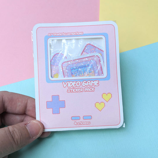 Video Game Holographic Sticker Pack (4)